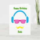 Search for mustache birthday cards Hipster