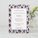 Search for amethyst birthday invitations Gold