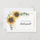 Search for sunflower bridesmaid cards Botanical
