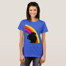 Search for colored womens tshirts Rainbow