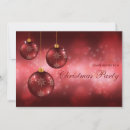 Search for red baubles invitations Elegant