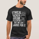 Search for ethical hacker tshirts Hackers