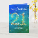 Search for 21st birthday cards Gold