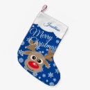 Search for blue and white christmas stockings Kids