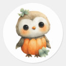 Search for autumn bird stickers Pumpkin
