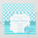 Search for whale baby boy shower invitations Blue