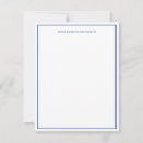 Search for blue border note cards Elegant