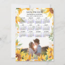 Search for botanical calendar save the dates Rustic