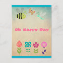 Search for bee design postcards Flowers