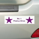 Search for purples bumper stickers Stars