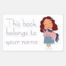Search for kids bookplates Unicorn