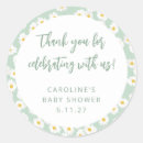 Search for cute daisy stickers Baby shower