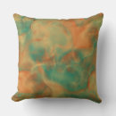 Search for green and rust cushions Abstract