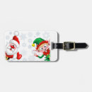 Search for santa claus luggage tags Gnome