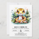 Search for snake party invitations Watercolor