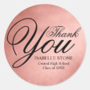 Search for rose gold graduation stickers College