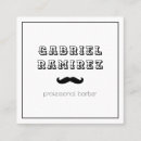Search for mustache business cards For him