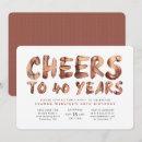 Search for cheers to 40 years Fortieth