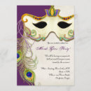 Search for peacock masquerade party invitations Ball
