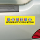Search for obsessed bumper stickers Funny