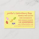 Search for lolly business cards Sweets