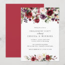 Search for red engagement party invitations Winter