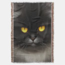 Search for halloween black cat blankets Kitty