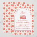 Search for berry sweet one 1st birthday invitations Fruit