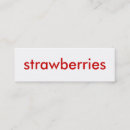 Search for strawberry business cards Farmer