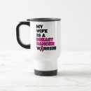 Search for breast cancer awareness travel mugs Survivor