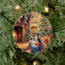 Search for fireplace christmas tree decorations Vintage