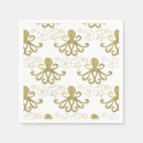 Search for octopus napkins Gold