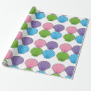 Search for seashells wrapping paper Pink