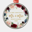 Search for floral christmas tree decorations Newlywed