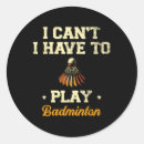 Search for play badminton stickers Player