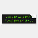 Search for space bumper stickers Earth