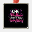 Search for funny mom christmas tree decorations Mom to be