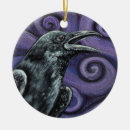 Search for black crows christmas tree decorations Halloween