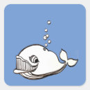 Search for cartoon whale stickers Blue
