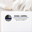 Search for law enforcement return address labels Police officer