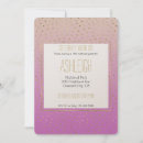 Search for ombre birthday invitations Glam