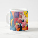 Search for paint strokes mugs Colourful