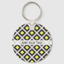 Search for yellow diamond key rings Black