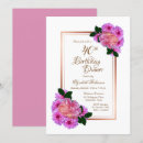 Search for rose gold border invitations Flowers