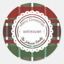 Search for lumberjack favor stickers Buffalo plaid