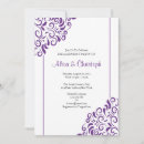 Search for damask engagement party invitations Floral