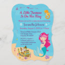Search for cartoon character invitations Mermaid
