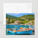 Search for blue house postcards Greek island
