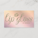 Search for lipgloss business cards Pink