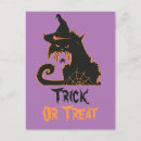 Search for spooky cat postcards Witch